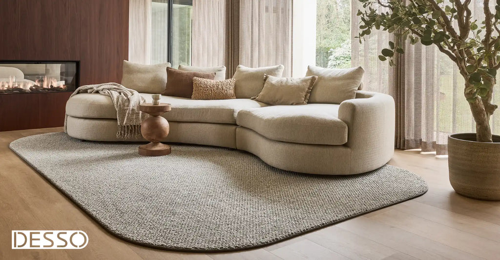 Wollen vloerkleed - Desso Mozart setting met bank