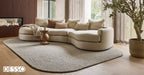 Wollen vloerkleed - Desso Mozart setting met bank